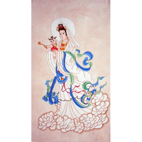 Chinese Guanyin Painting - CNAG008444