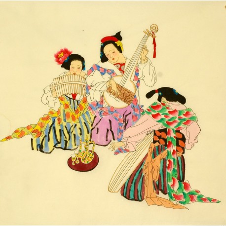 Chinese Figure Painting - CNAG008456