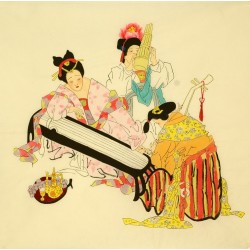 Chinese Figure Painting - CNAG008457