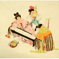 Chinese Figure Painting - CNAG008458
