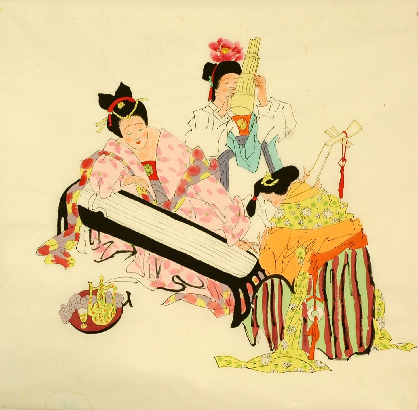 Chinese Figure Painting - CNAG008458
