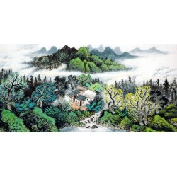 Chinese Landscape Painting - CNAG008461