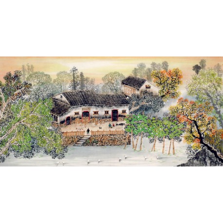 Chinese Landscape Painting - CNAG008466