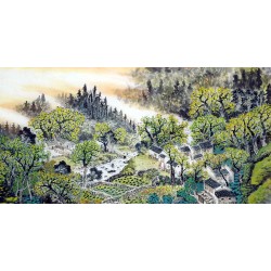 Chinese Landscape Painting - CNAG008467