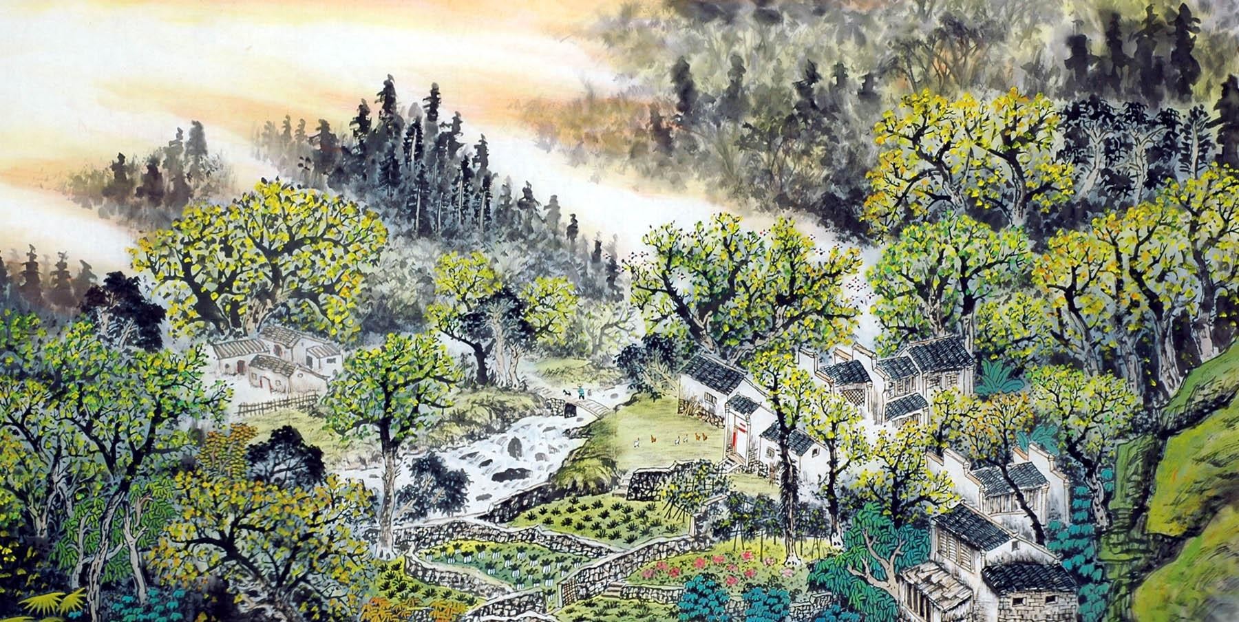 Chinese Landscape Painting - CNAG008467