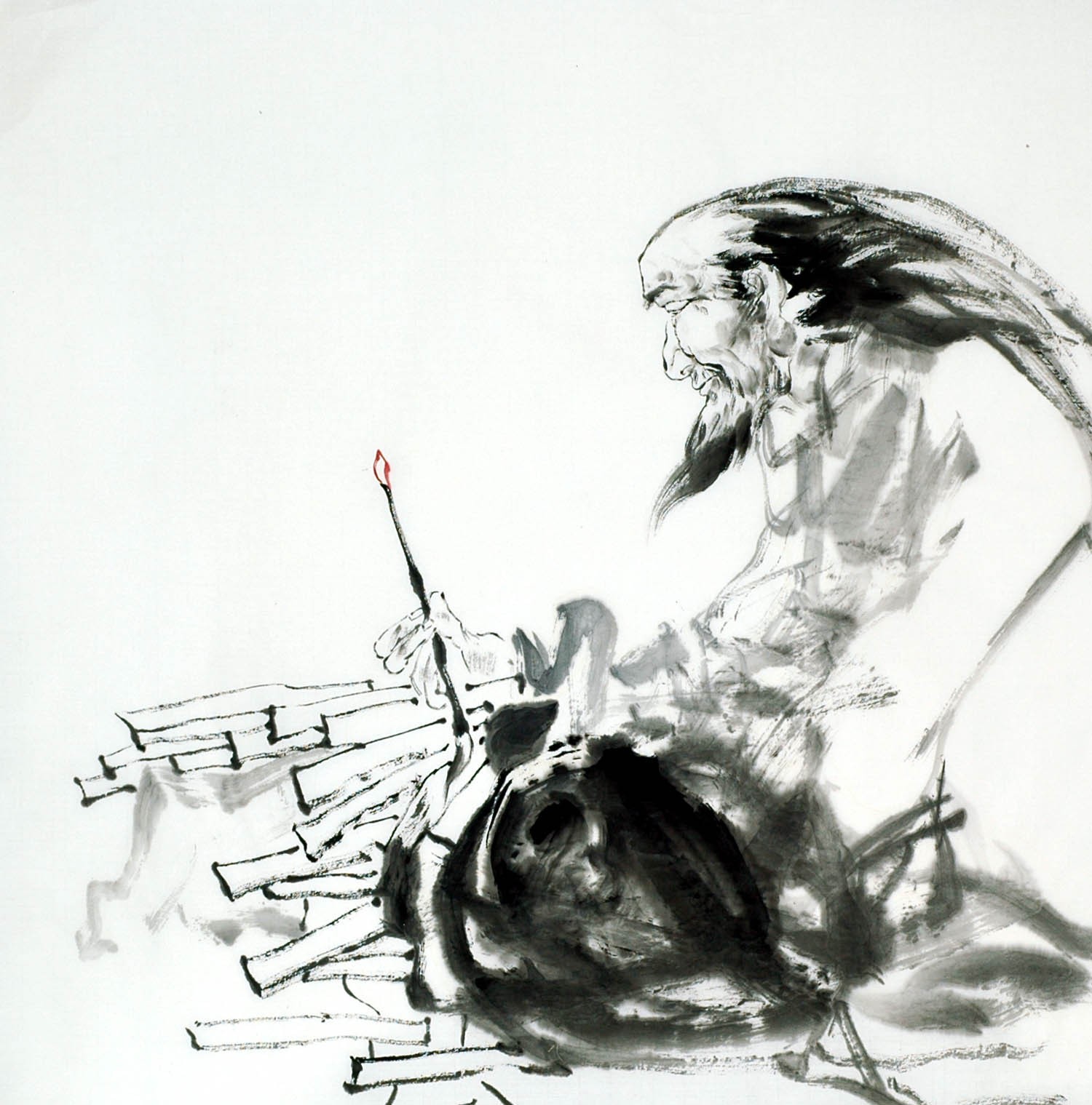 Chinese Figure Painting - CNAG008474