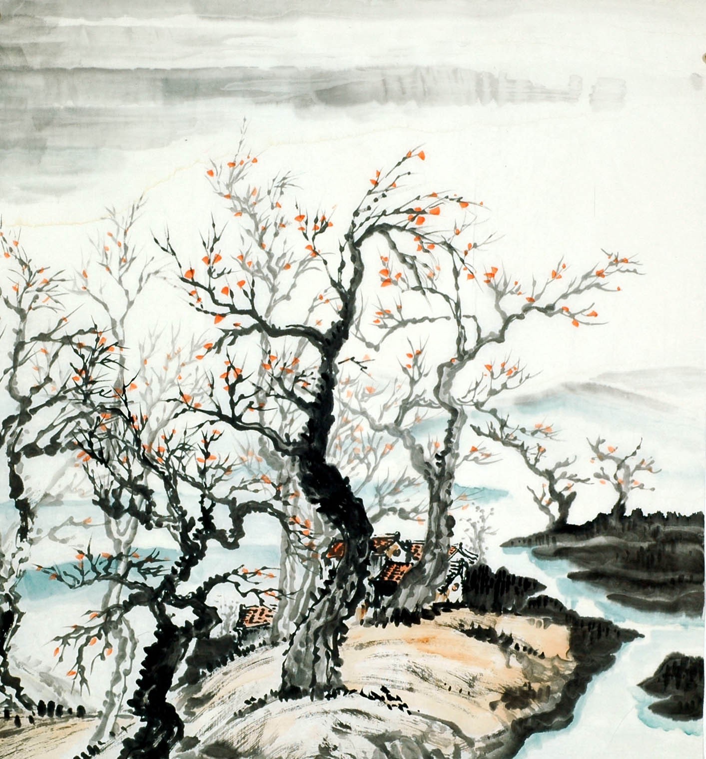 Chinese Landscape Painting - CNAG008480