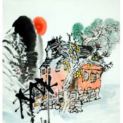 Chinese Landscape Painting - CNAG008488