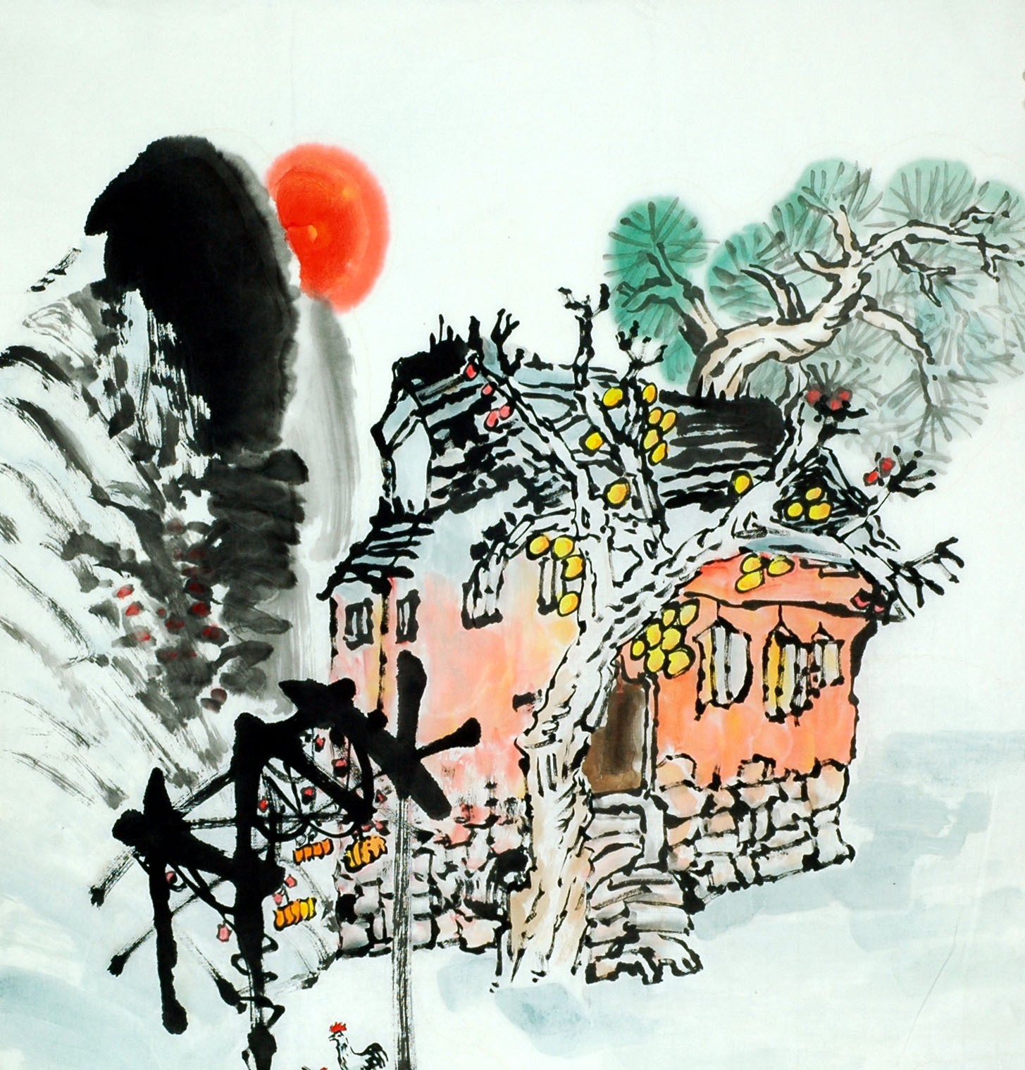 Chinese Landscape Painting - CNAG008488