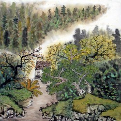 Chinese Landscape Painting - CNAG008489