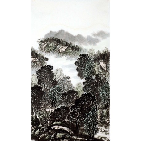 Chinese Landscape Painting - CNAG008490