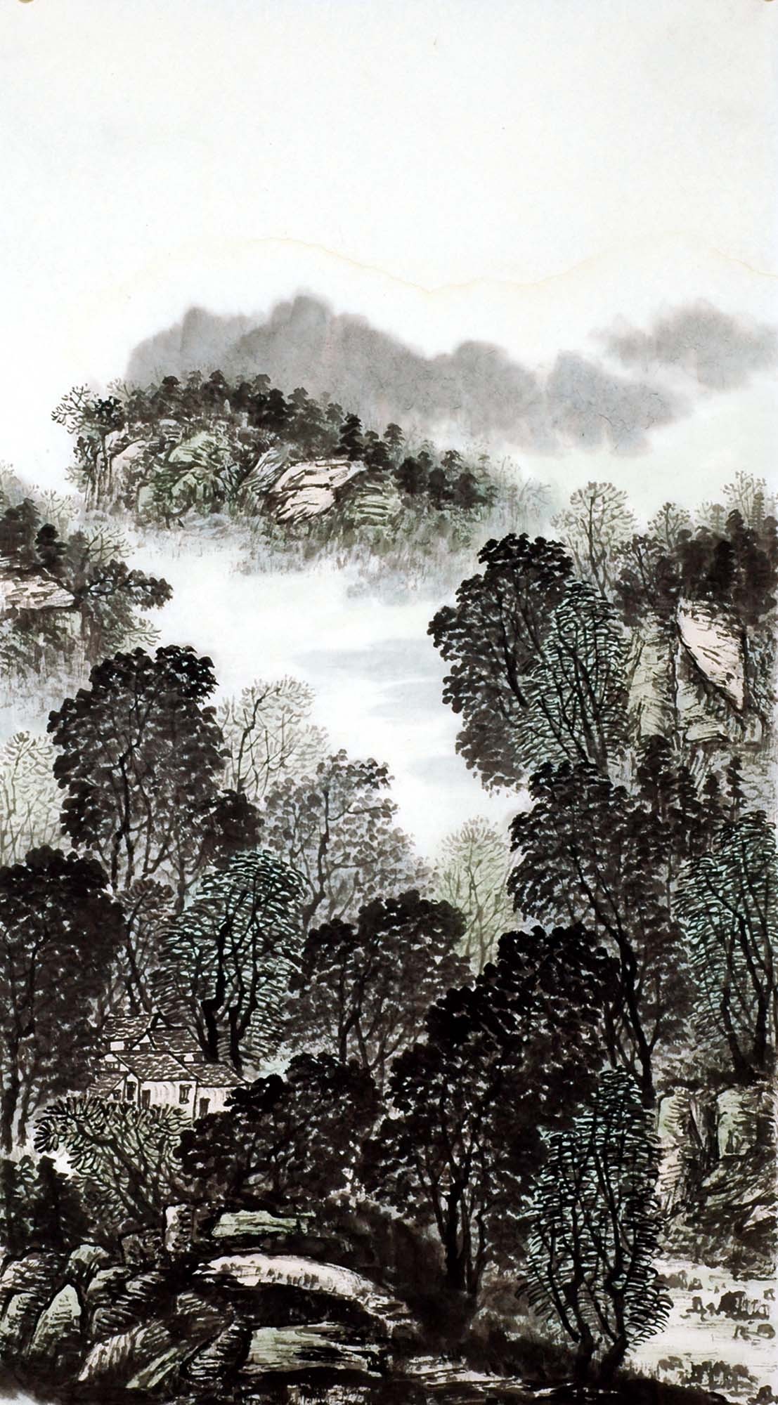 Chinese Landscape Painting - CNAG008490