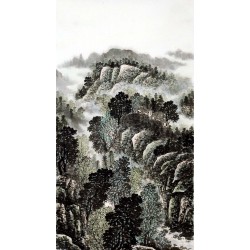 Chinese Landscape Painting - CNAG008491