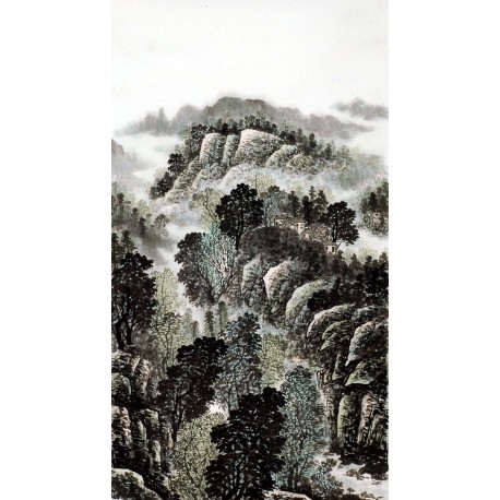 Chinese Landscape Painting - CNAG008491