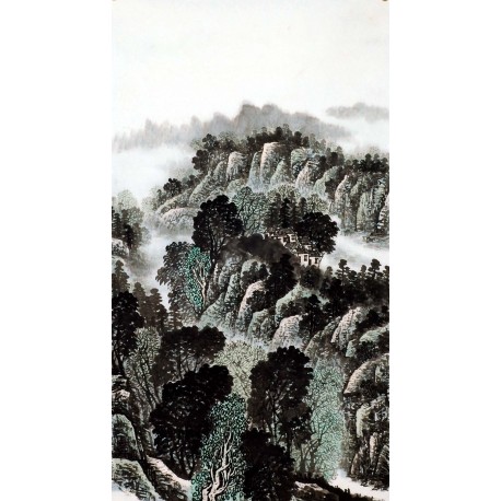 Chinese Landscape Painting - CNAG008493