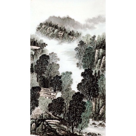 Chinese Landscape Painting - CNAG008495