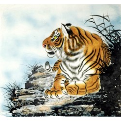 Chinese Tiger Painting - CNAG008496