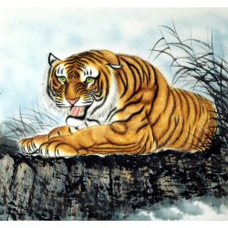 Chinese Tiger Painting - CNAG008497