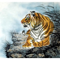 Chinese Tiger Painting - CNAG008498