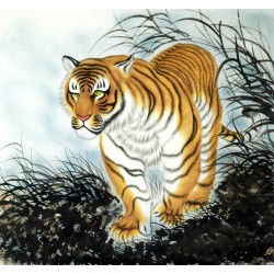 Chinese Tiger Painting - CNAG008500