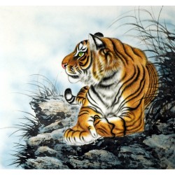 Chinese Tiger Painting - CNAG008501