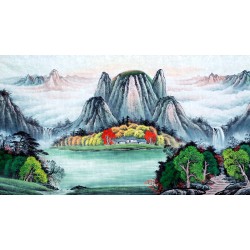 Chinese Landscape Painting - CNAG008505