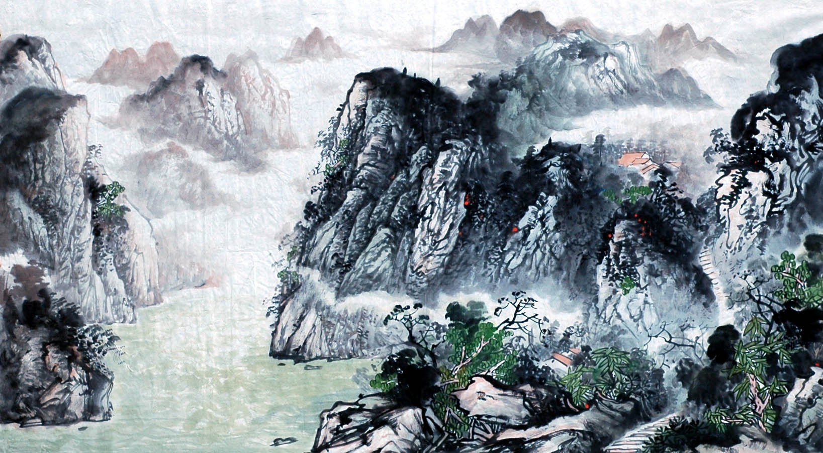 Chinese Landscape Painting - CNAG008507