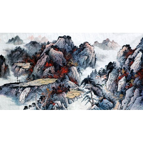 Chinese Landscape Painting - CNAG008508