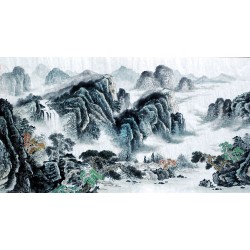Chinese Landscape Painting - CNAG008509