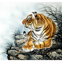 Chinese Tiger Painting - CNAG008512