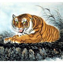 Chinese Tiger Painting - CNAG008514