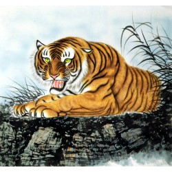 Chinese Tiger Painting - CNAG008515