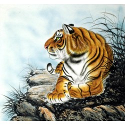 Chinese Tiger Painting - CNAG008518