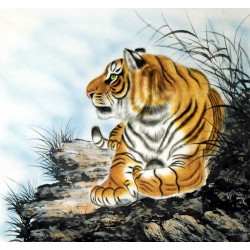 Chinese Tiger Painting - CNAG008520