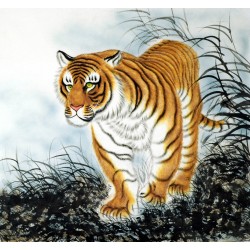 Chinese Tiger Painting - CNAG008521