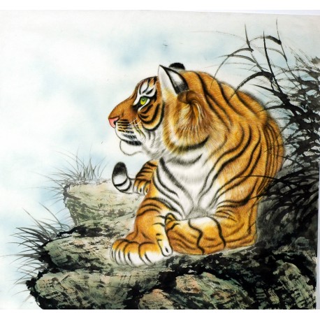Chinese Tiger Painting - CNAG008522