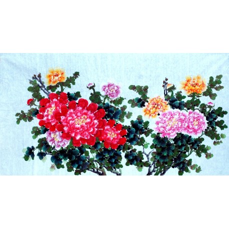 Chinese Peony Painting - CNAG008524