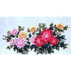 Chinese Peony Painting - CNAG008525