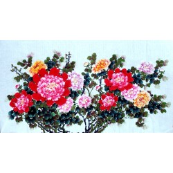 Chinese Peony Painting - CNAG008526