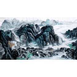 Chinese Landscape Painting - CNAG008527