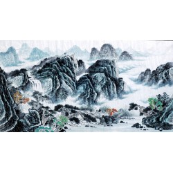 Chinese Landscape Painting - CNAG008528