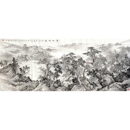 Chinese Landscape Painting - CNAG008530