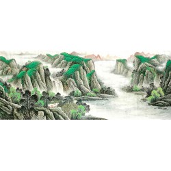 Chinese Landscape Painting - CNAG008531