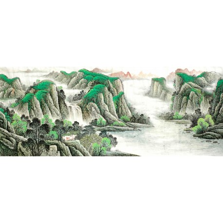 Chinese Landscape Painting - CNAG008531