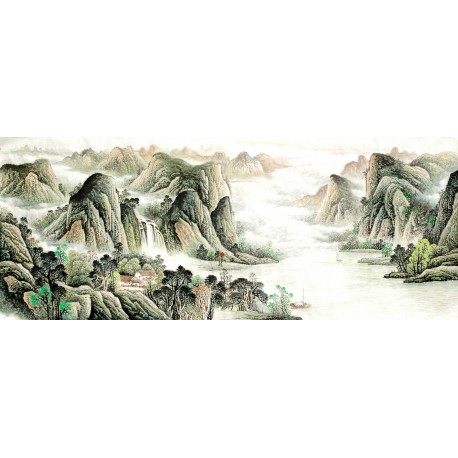 Chinese Landscape Painting - CNAG008533
