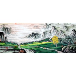Chinese Landscape Painting - CNAG008534