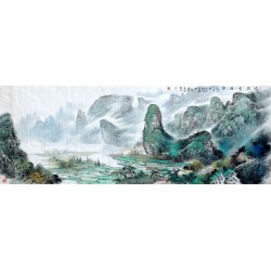 Chinese Landscape Painting - CNAG008538