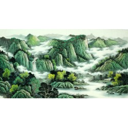 Chinese Landscape Painting - CNAG008541