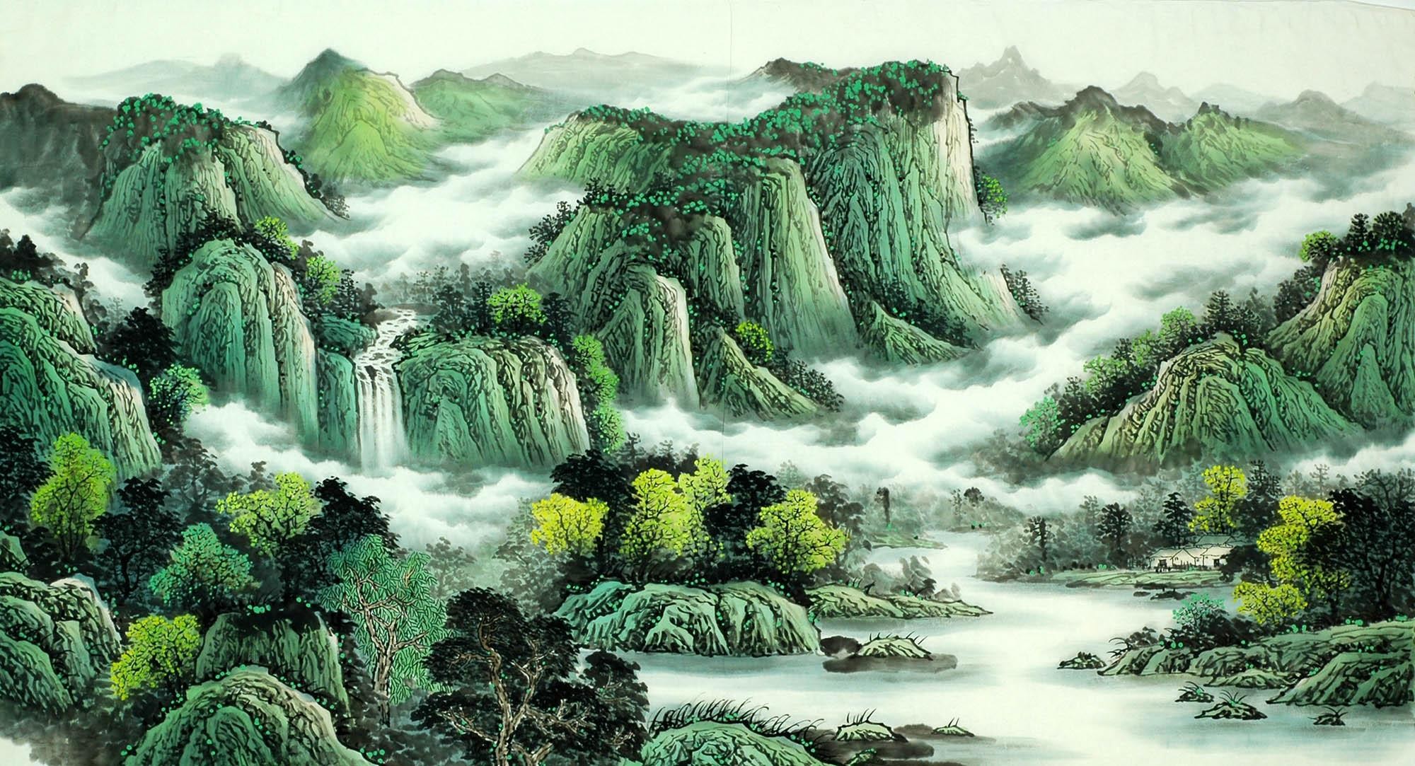 Chinese Landscape Painting - CNAG008541