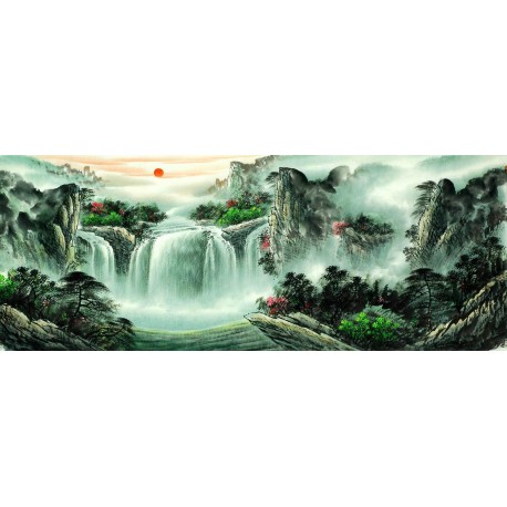 Chinese Landscape Painting - CNAG008547